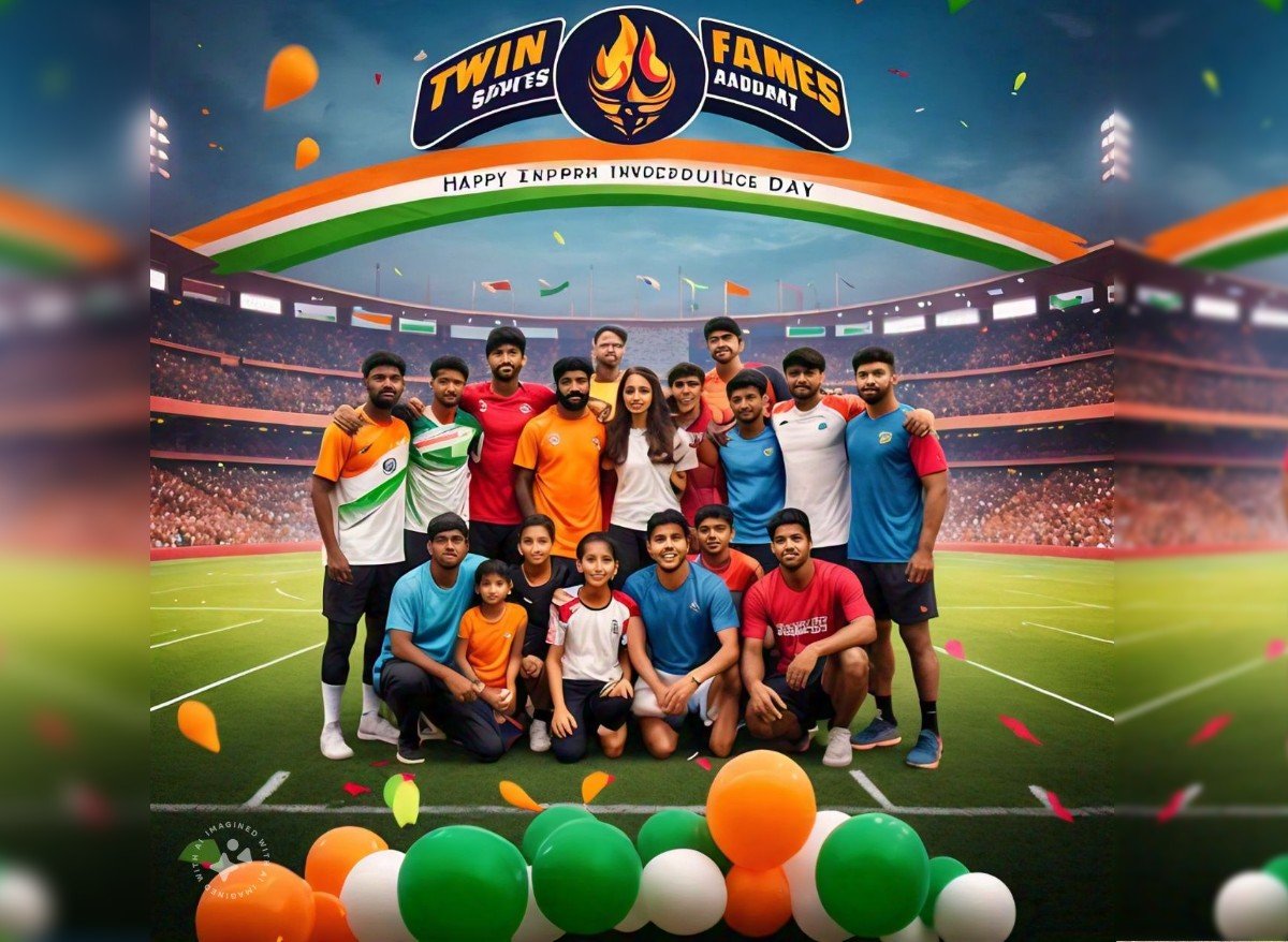 Celebrating Indian Independence Day at Twin Flames Sports Academy